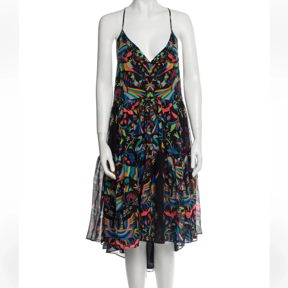 ! Mara Hoffmann Techno Animal Silk Dress